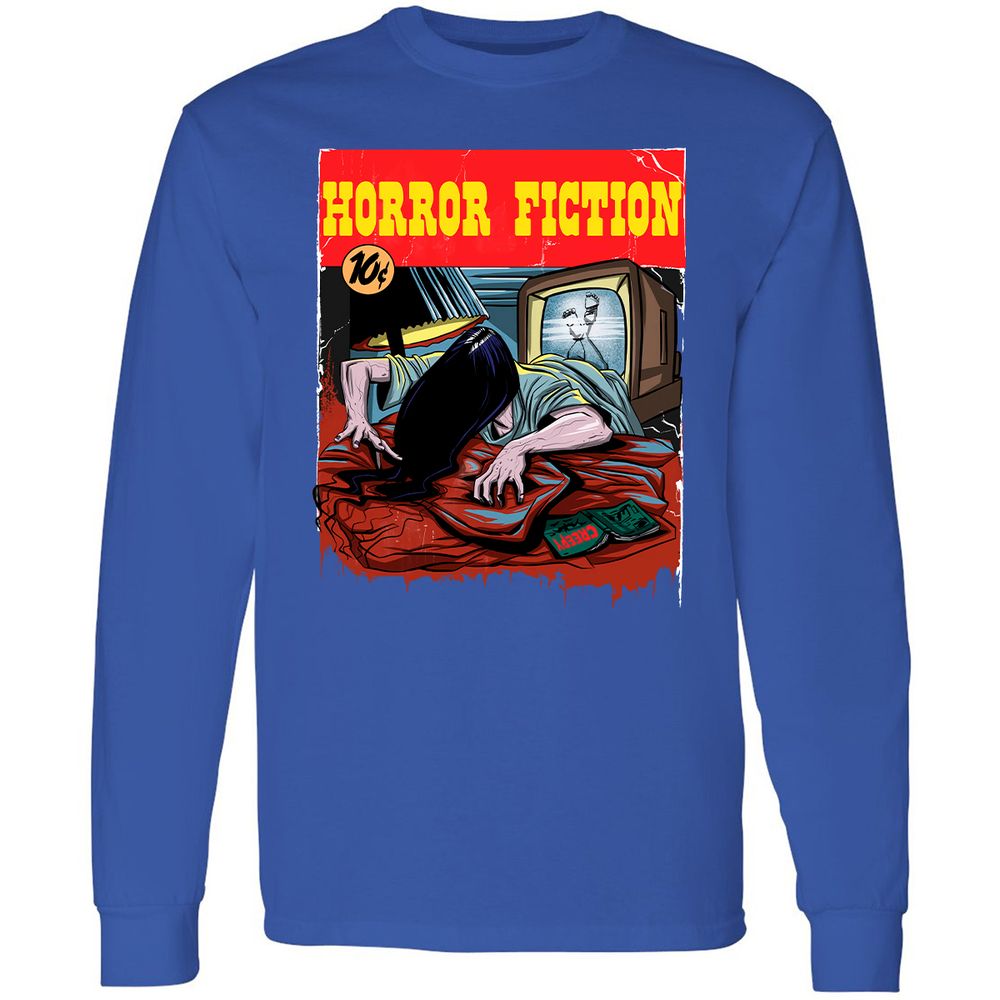 Long Sleeve T-Shirt - GQAF51KG - Royal - 8