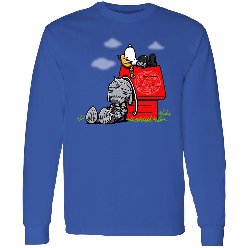Long Sleeve T-Shirt - 2Q6ULEG9 - Royal - 8
