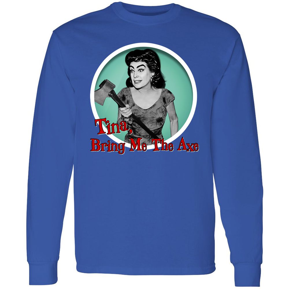 Long Sleeve T-Shirt - FEWX9KWM - Royal - 8