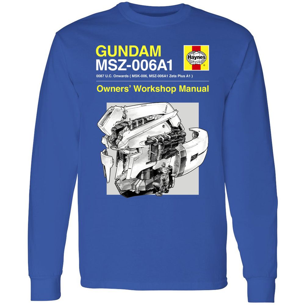 Long Sleeve T-Shirt - 1ZBQSUHL - Royal - 8