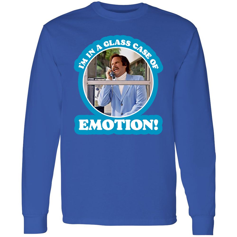 Long Sleeve T-Shirt - E5JVEUN9 - Royal - 8