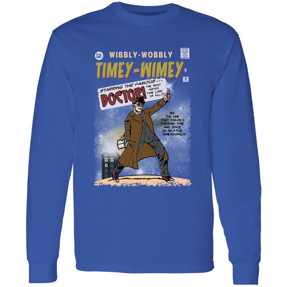 Long Sleeve T-Shirt - P63EXYNV - Royal - 8