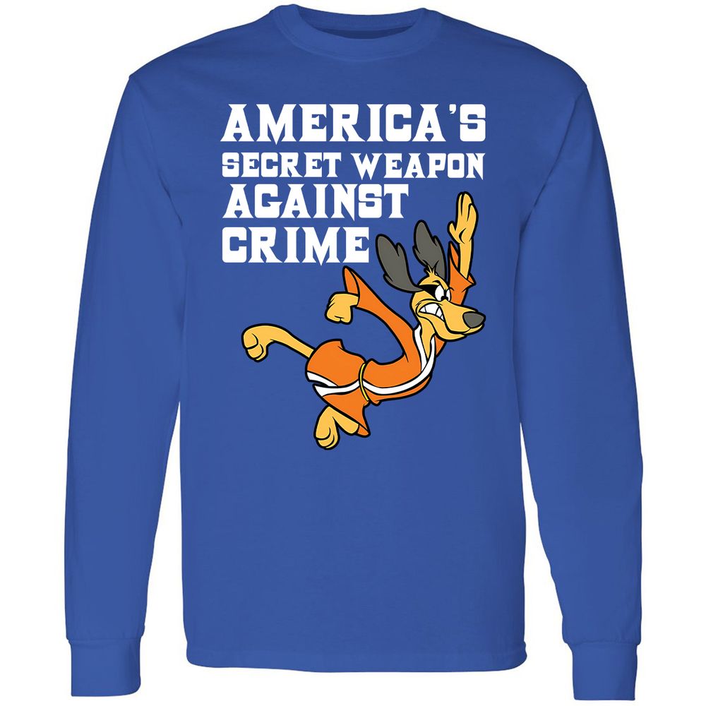 Long Sleeve T-Shirt - MBP3GEEQ - Royal - 8