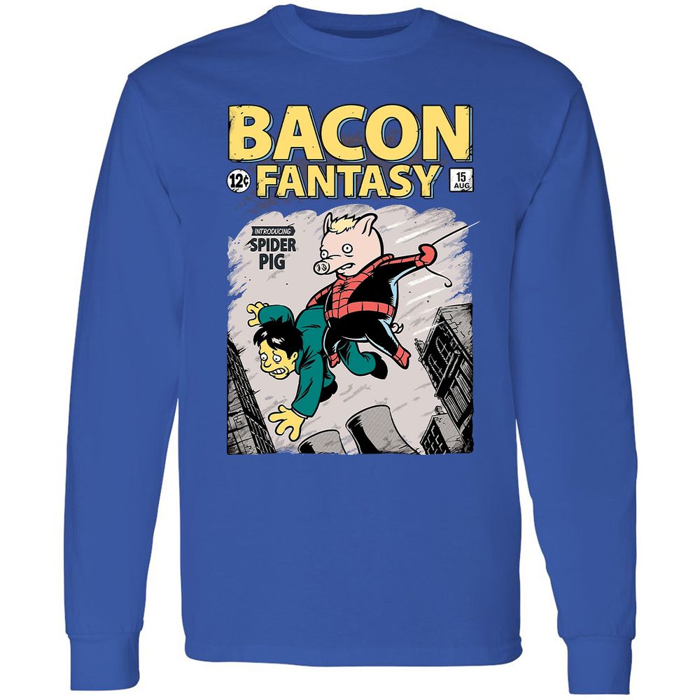 Long Sleeve T-Shirt - LLA2ME4K - Royal - 8