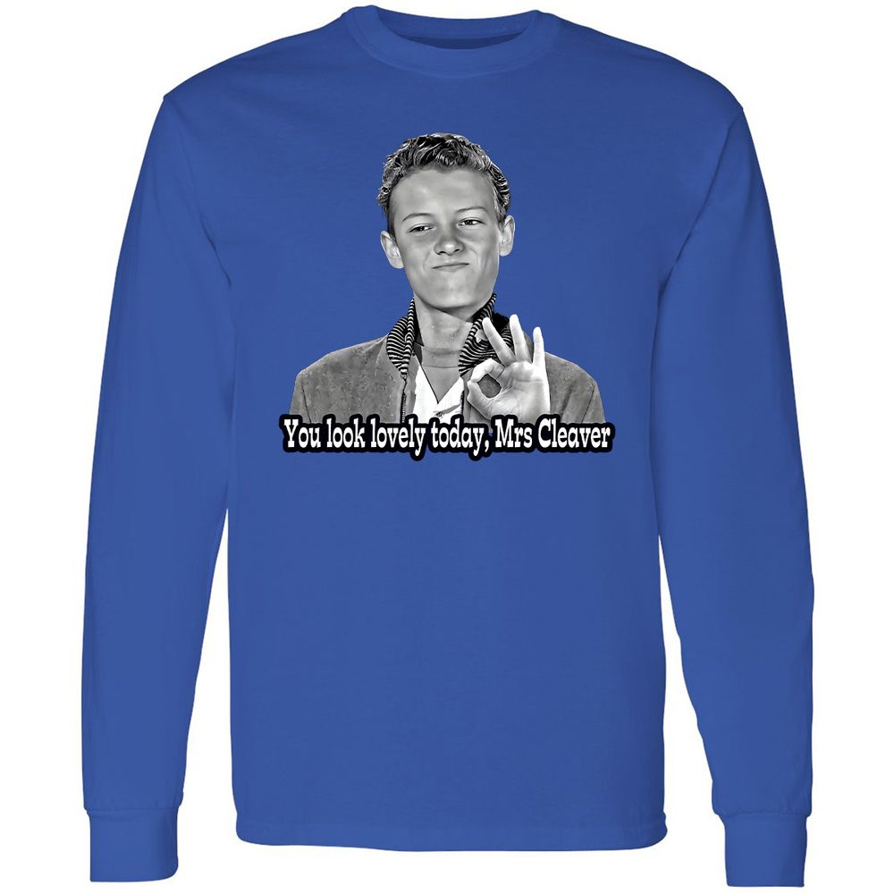 Long Sleeve T-Shirt - 9HQT5XKH - Royal - 8
