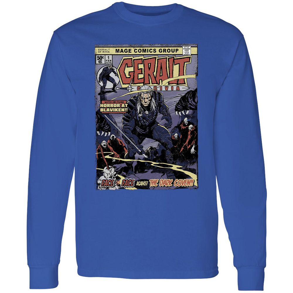 Long Sleeve T-Shirt - EQYL2B4H - Royal - 8