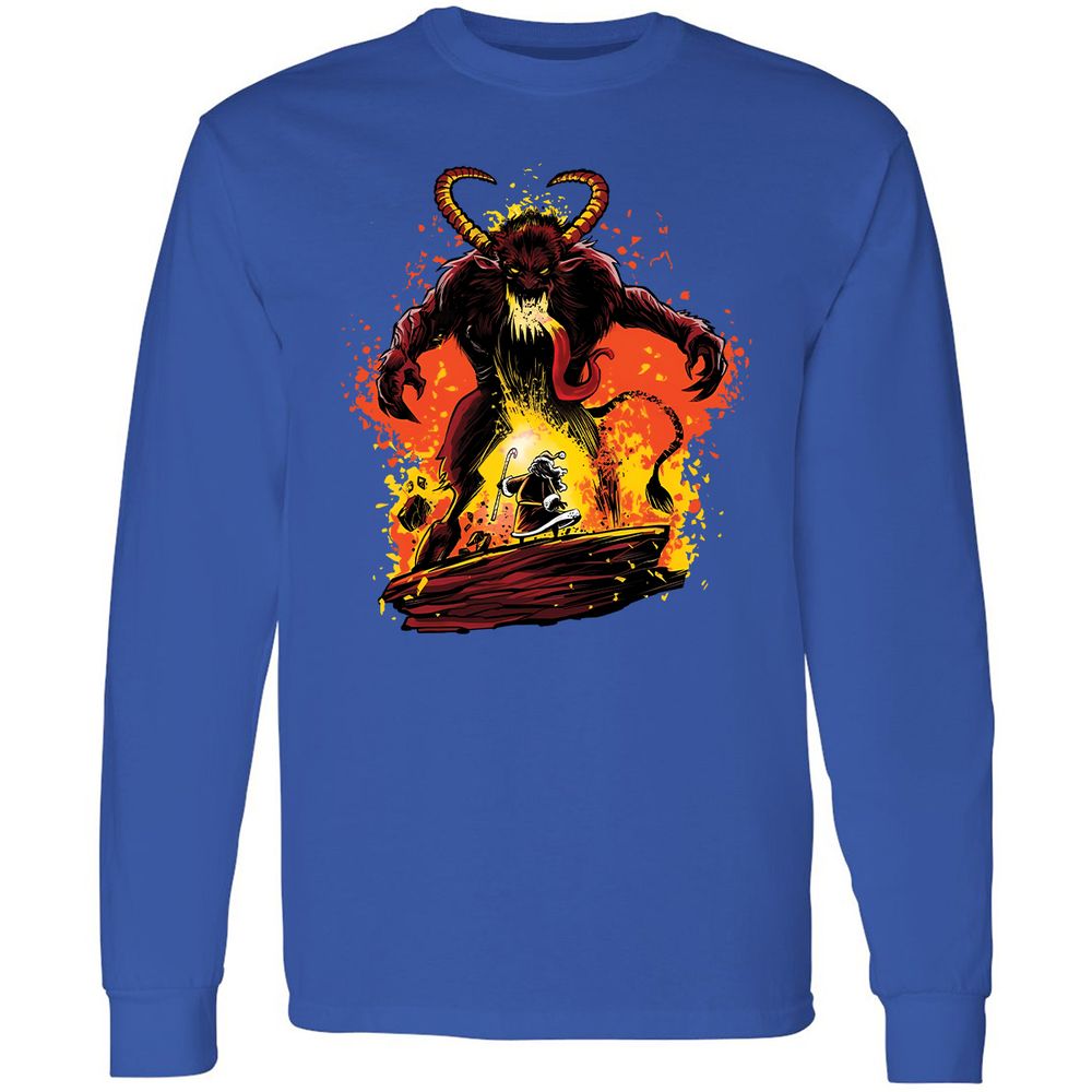 Long Sleeve T-Shirt - 1A6VJ9FY - Royal - 8
