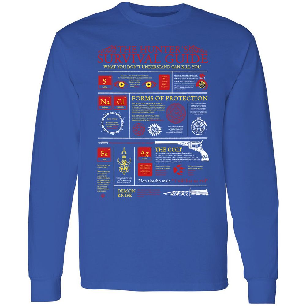 Long Sleeve T-Shirt - GQ78GXYE - Royal - 8