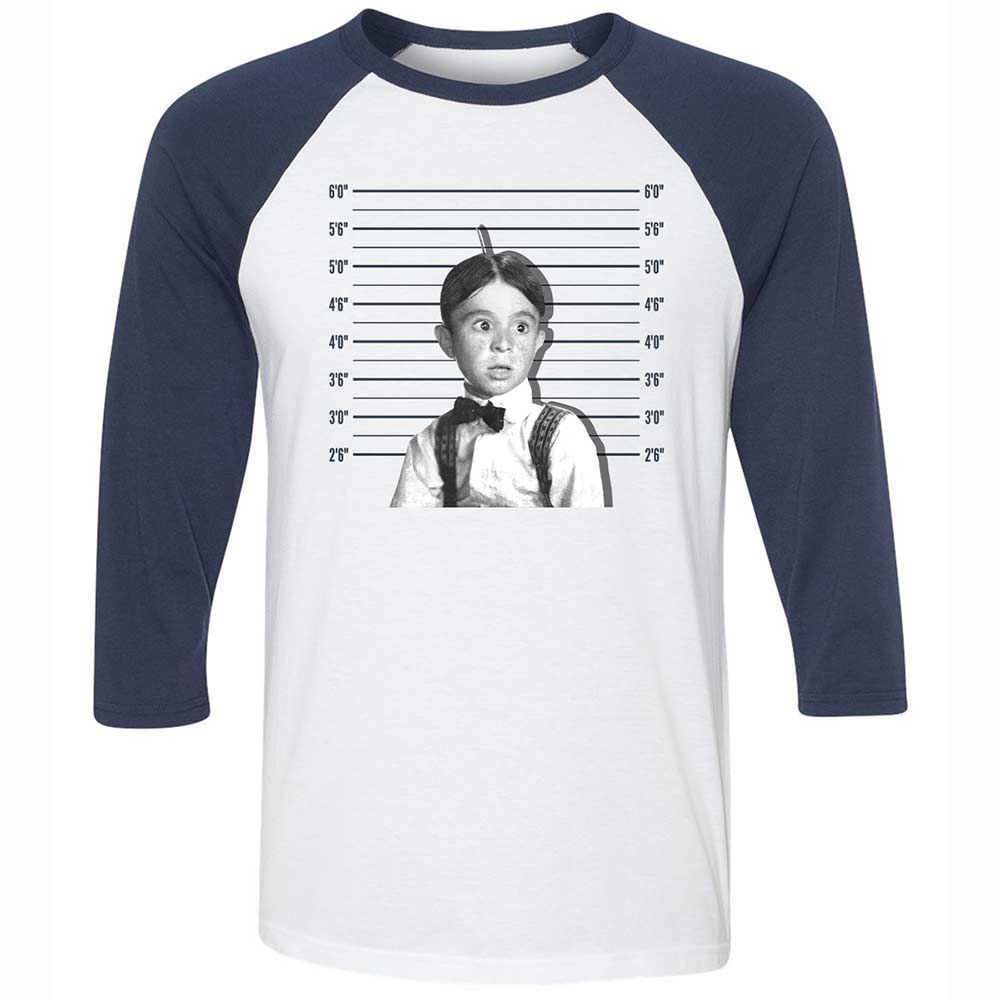 Unisex 3/4 Baseball Tee - HYU7W35M - White/Navy - 8