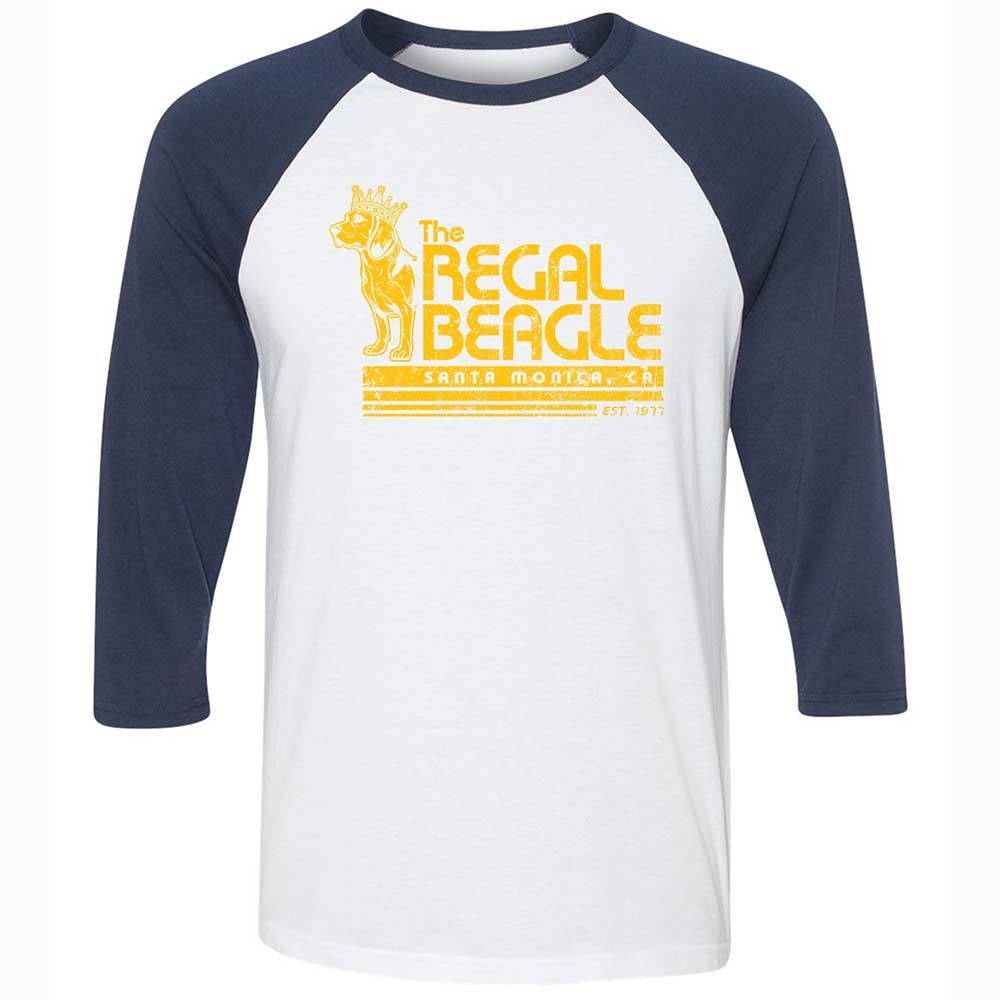Unisex 3/4 Baseball Tee - UY2U3GTP - White/Navy - 8