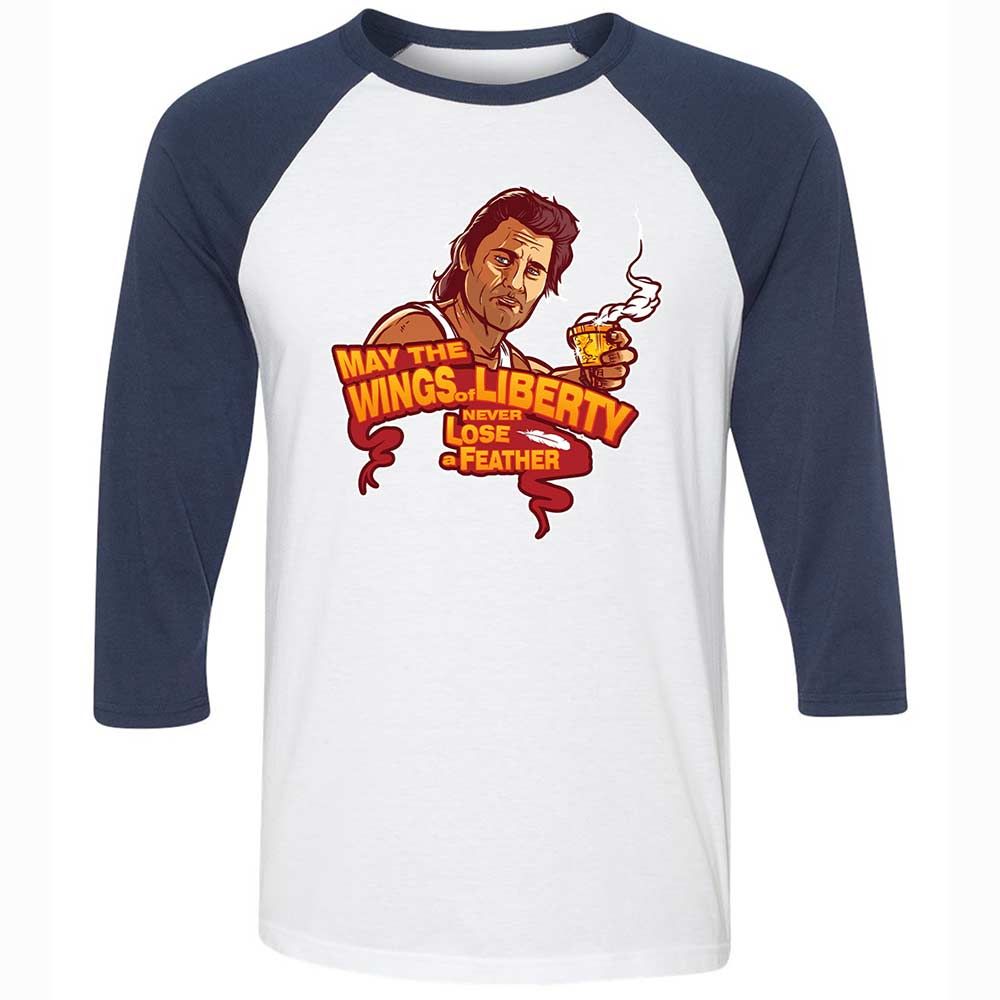 Unisex 3/4 Baseball Tee - 4RSG749E - White/Navy - 8