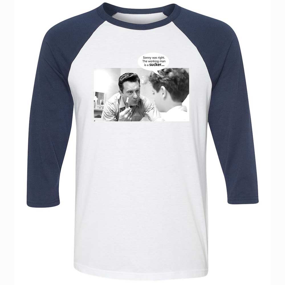Unisex 3/4 Baseball Tee - VUWKERQ1 - White/Navy - 8