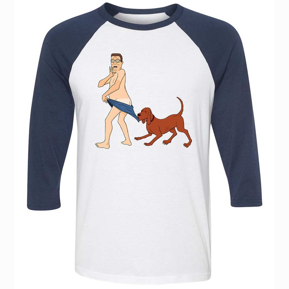 Unisex 3/4 Baseball Tee - DJU3S1E9 - White/Navy - 8