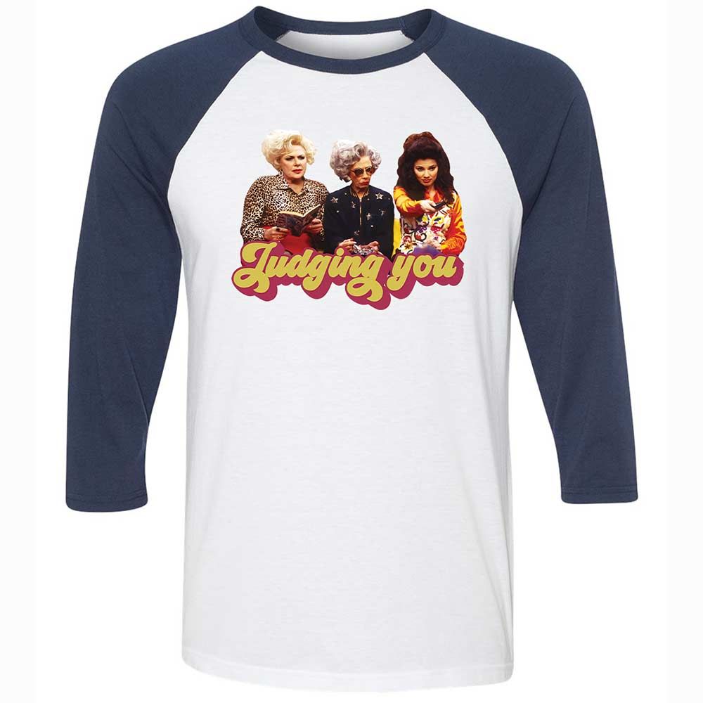 Judging you - White/Navy - 8
