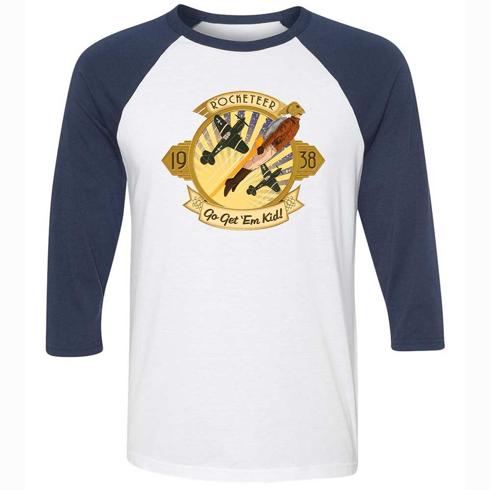 Go Get 'Em Kid - White/Navy - 8