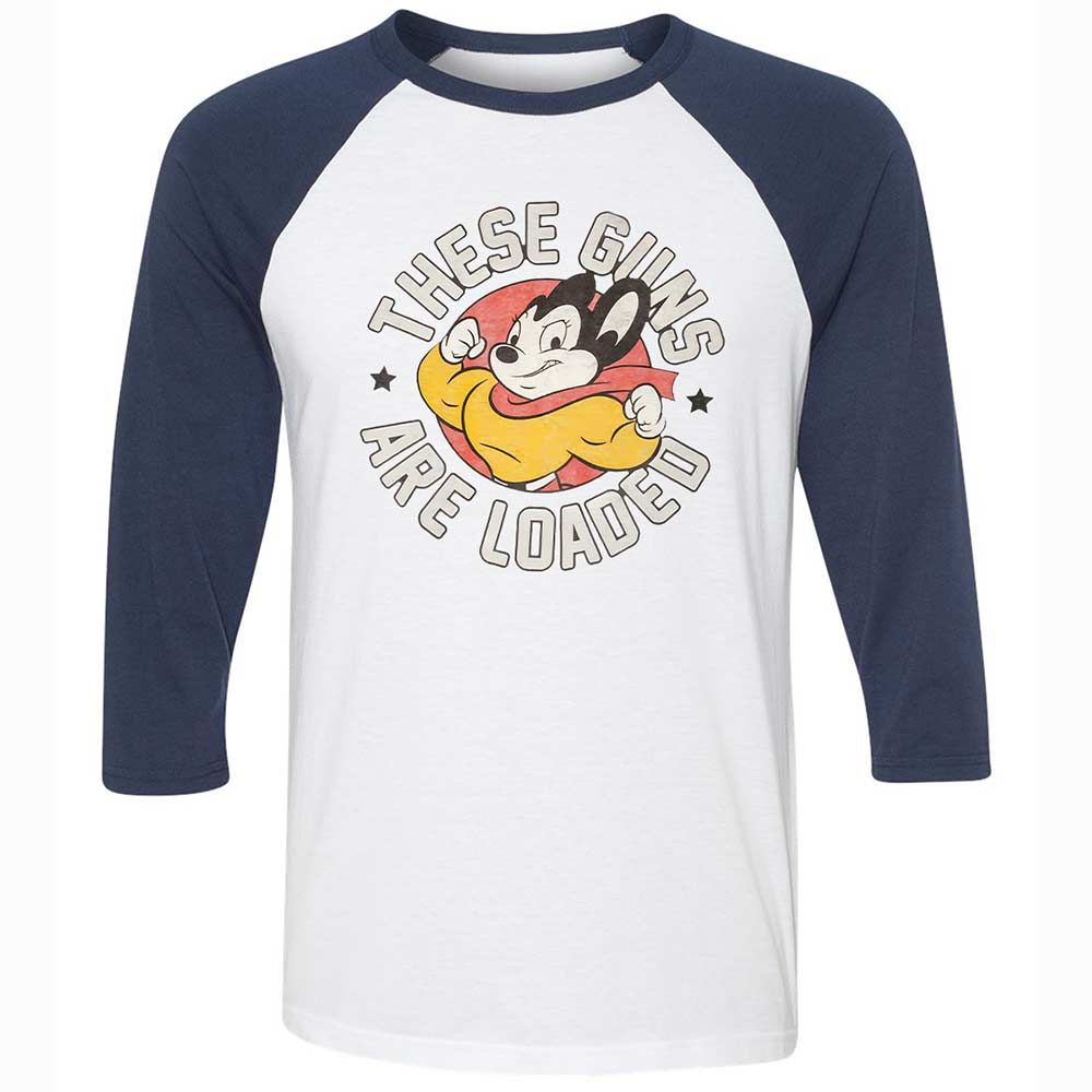 Unisex 3/4 Baseball Tee - AG9EM1CT - White/Navy - 8