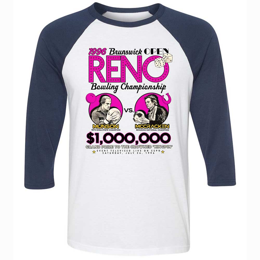 Unisex 3/4 Baseball Tee - Z3FS9VVB - White/Navy - 8
