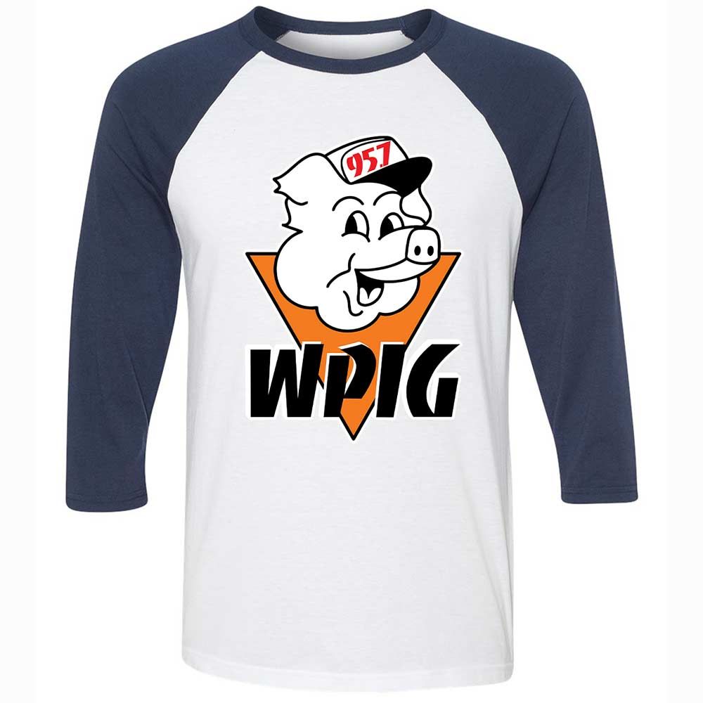 Wpig 95.7 Radio Station - White/Navy - 8
