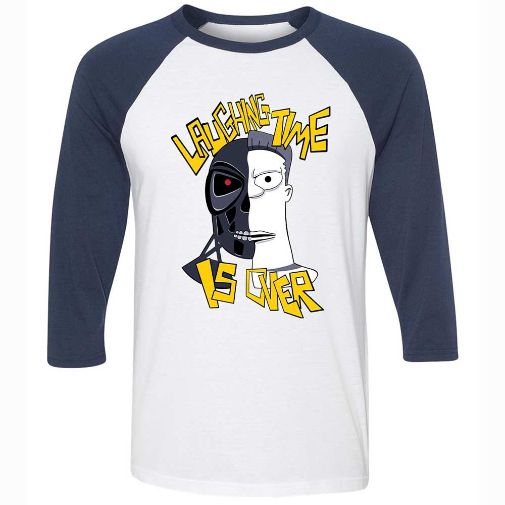 Laughing time is over - White/Navy - 8