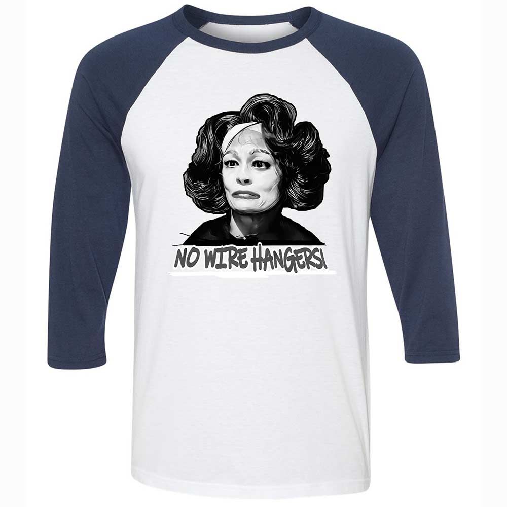 Unisex 3/4 Baseball Tee - AUA7FAJY - White/Navy - 8