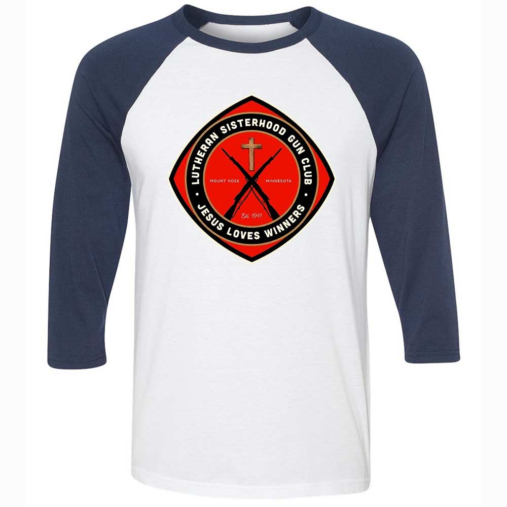 Lutheran Sisterhood Gun Club - White/Navy - 8