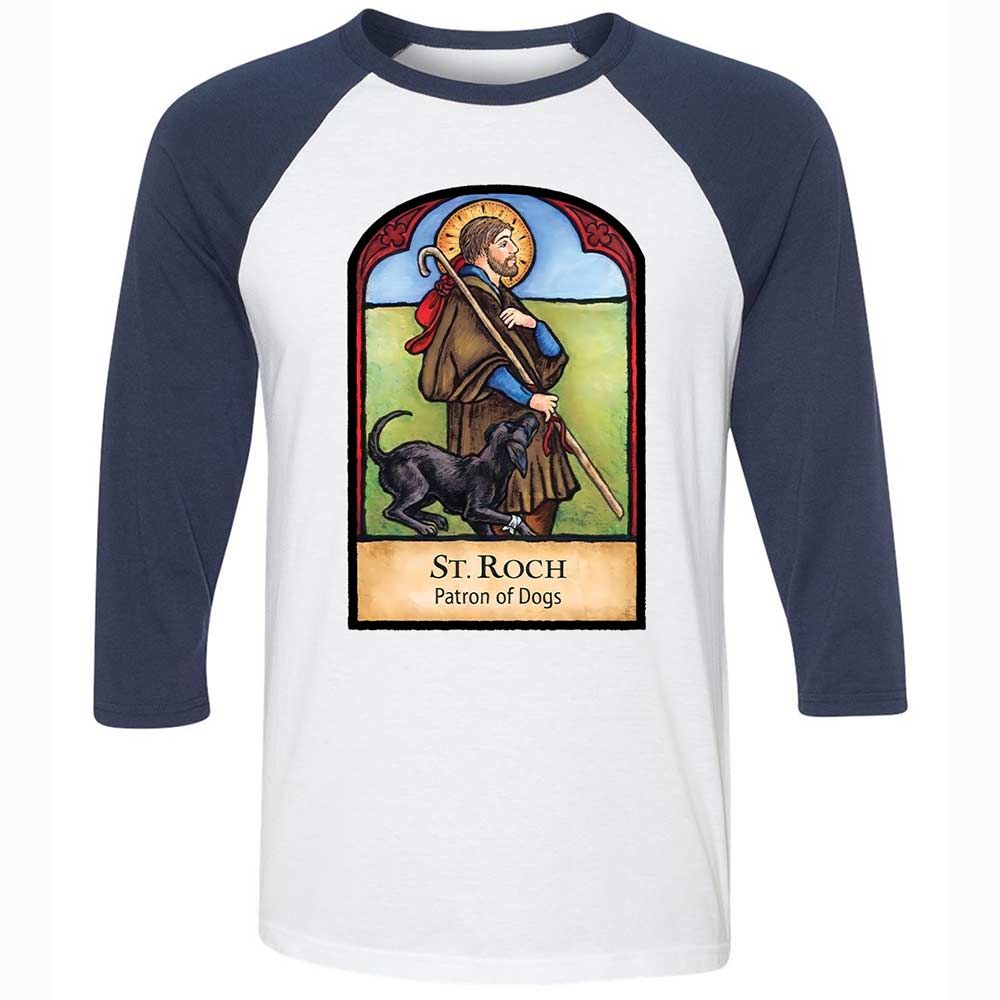 Patron of Dogs - White/Navy - 8