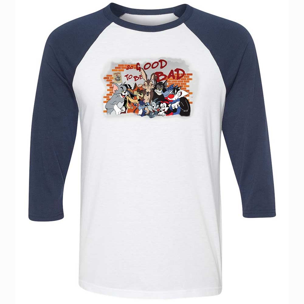 So Good To Be Bad - White/Navy - 8