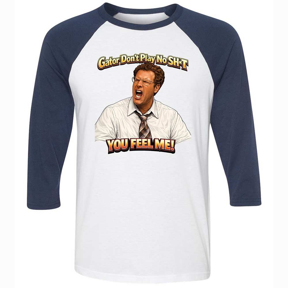 Unisex 3/4 Baseball Tee - VCLS1ZND - White/Navy - 8
