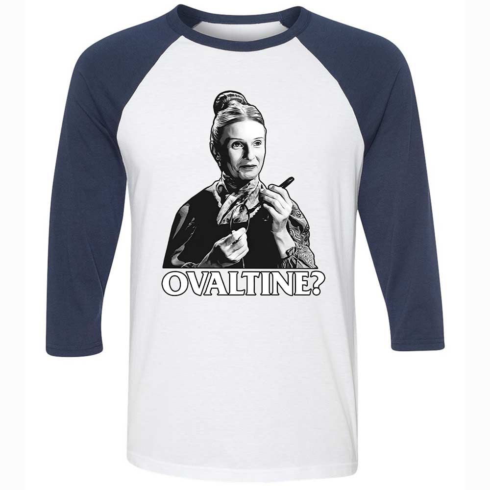 Unisex 3/4 Baseball Tee - QF8ZS3HB - White/Navy - 8