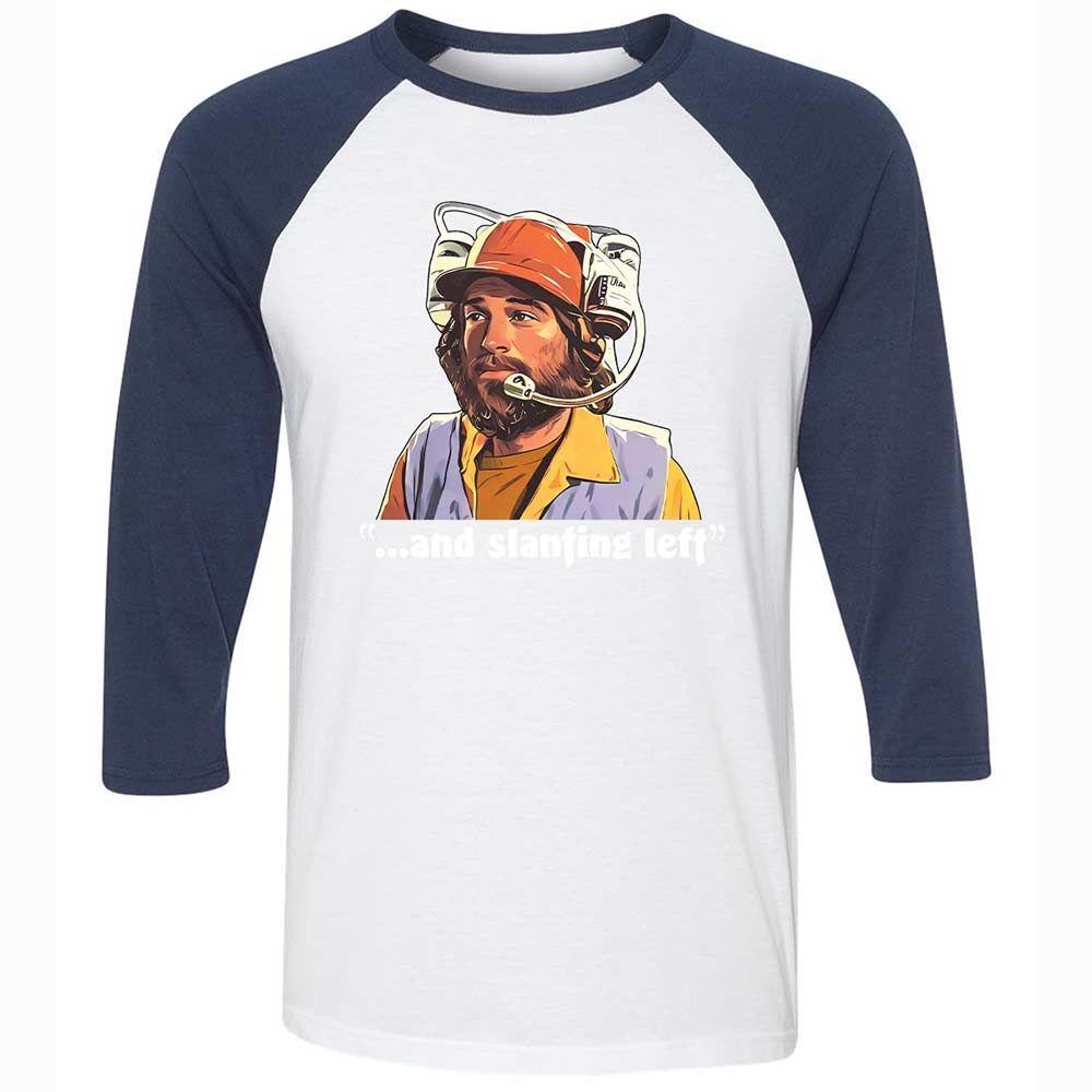 Unisex 3/4 Baseball Tee - Z16CYQY3 - White/Navy - 8