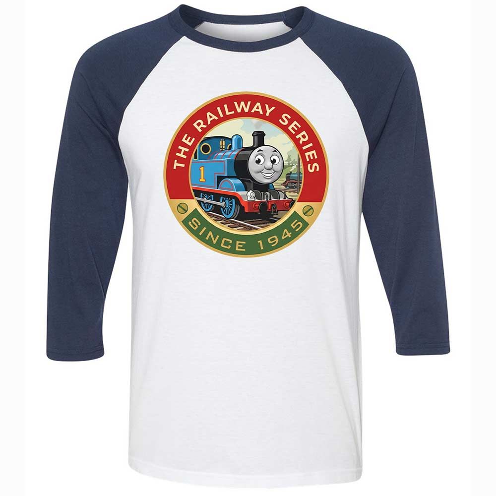 Unisex 3/4 Baseball Tee - U3GB6HL3 - White/Navy - 8
