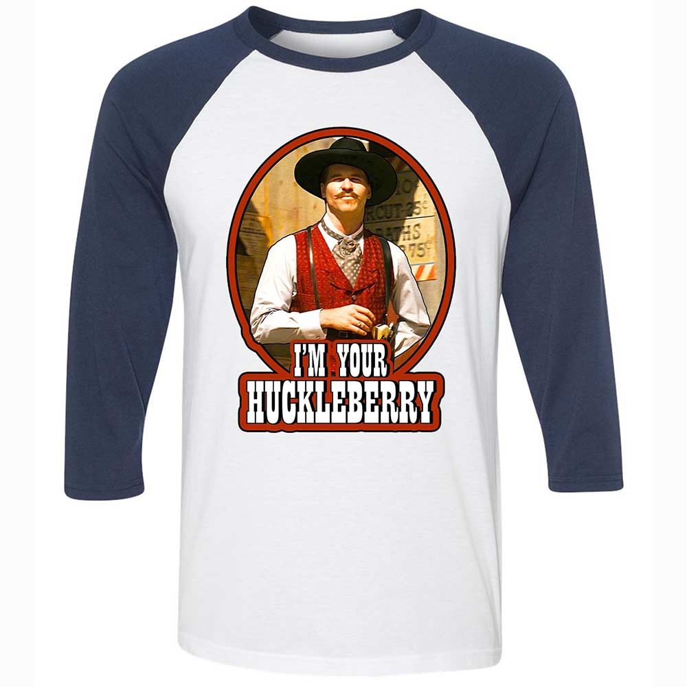 I'm Your Huckleberry - White/Navy - 8