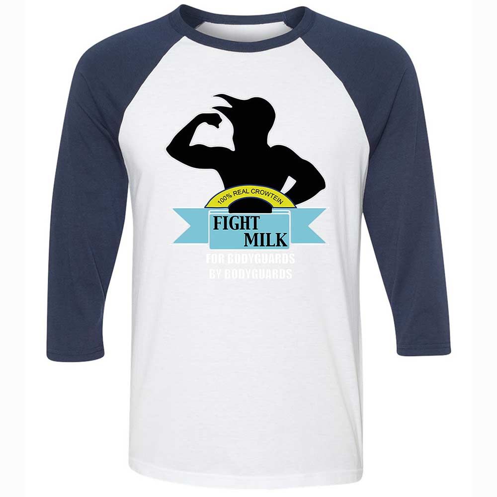 Unisex 3/4 Baseball Tee - BPUFR4Y1 - White/Navy - 8
