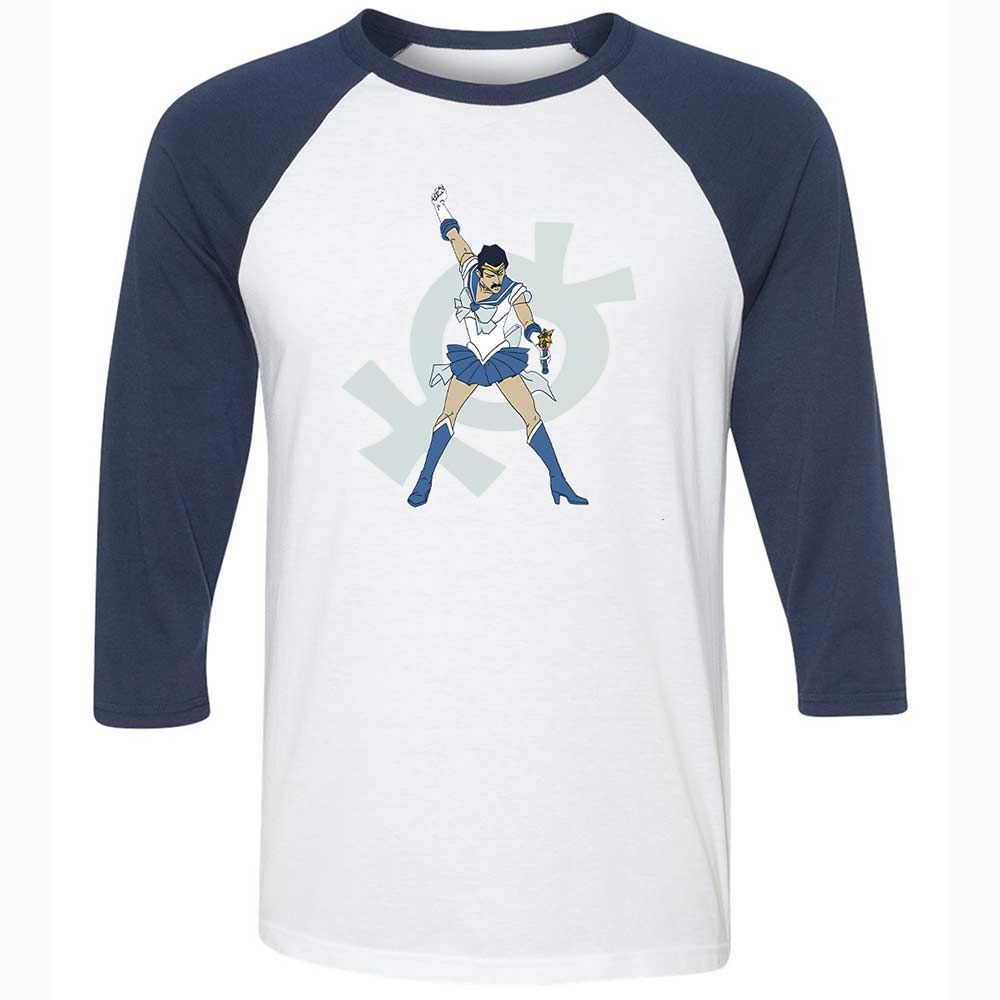 Sailor Queen - White/Navy - 8