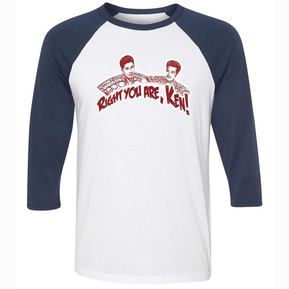 Unisex 3/4 Baseball Tee - Y2GX1EXS - White/Navy - 8