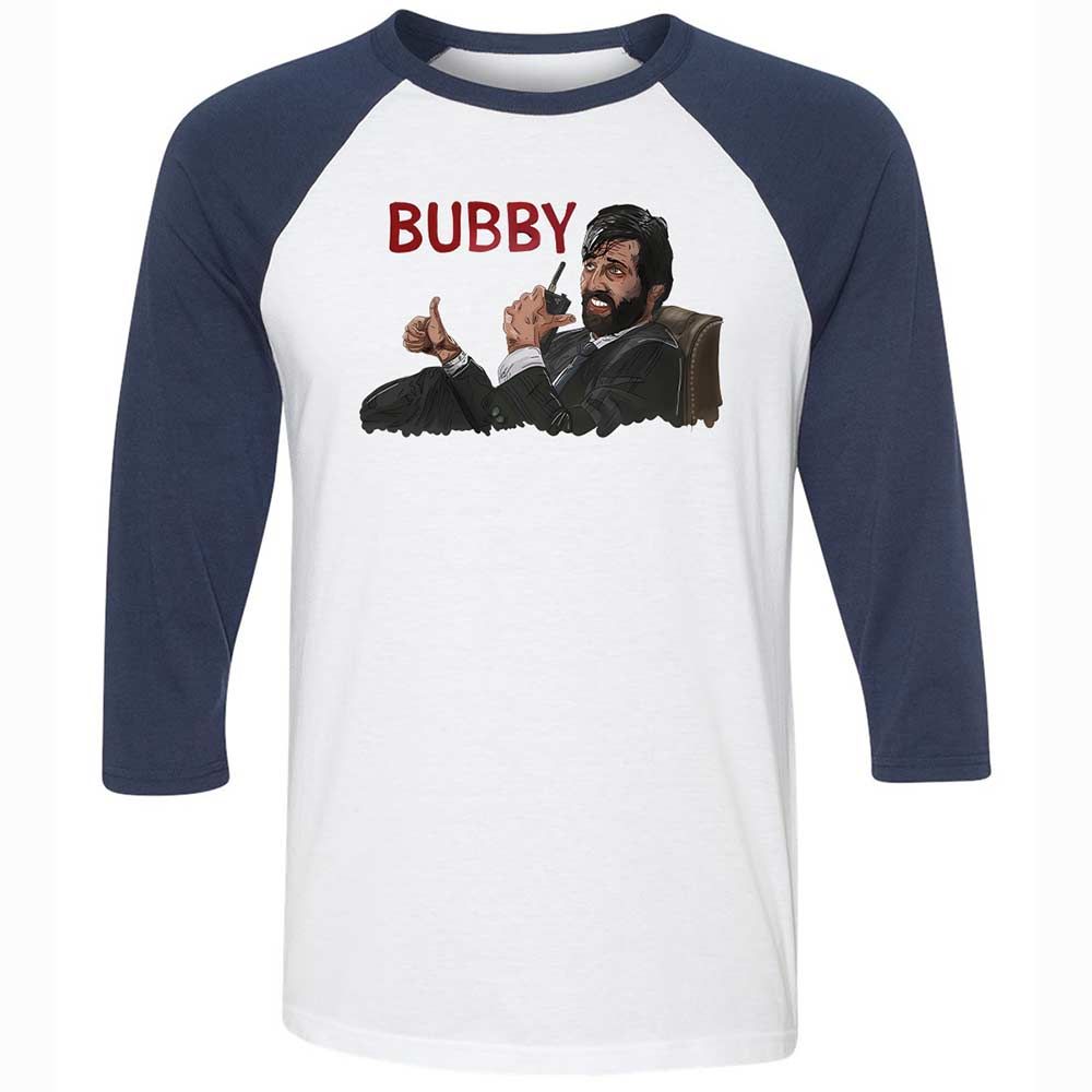 Unisex 3/4 Baseball Tee - WCCSACKY - White/Navy - 8