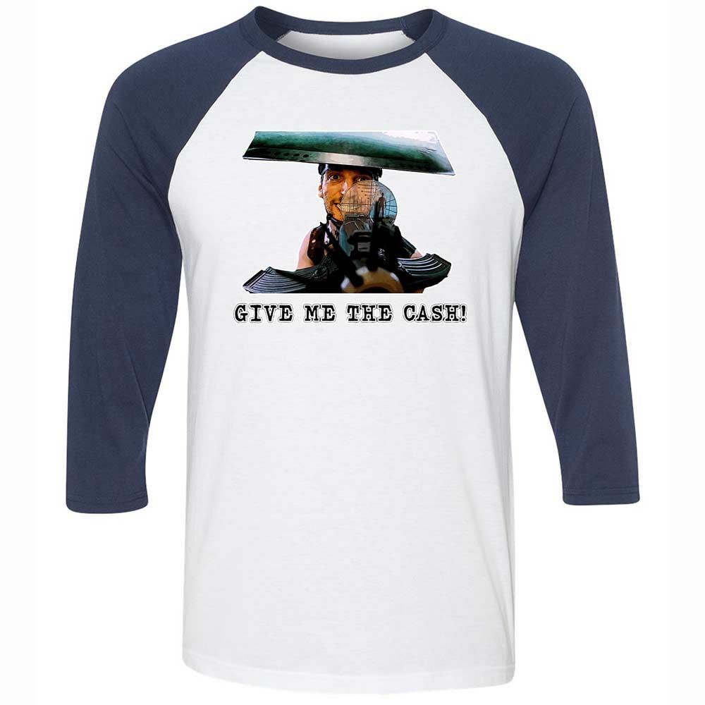 Unisex 3/4 Baseball Tee - SJ6A9B51 - White/Navy - 8