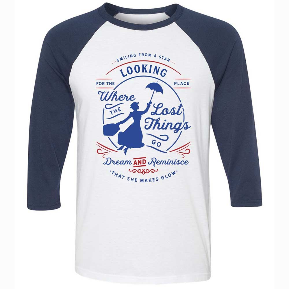 Unisex 3/4 Baseball Tee - 4FFJ1J7S - White/Navy - 8