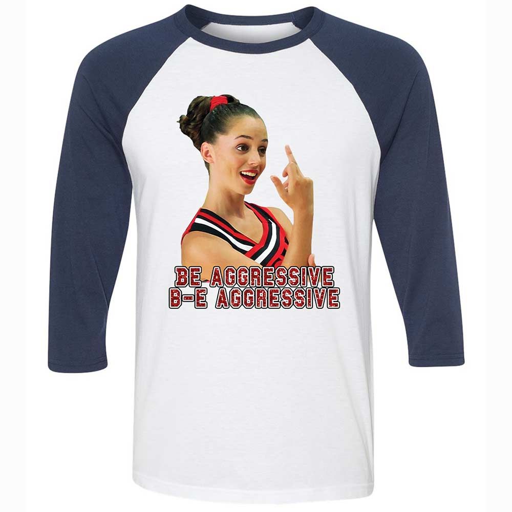 Unisex 3/4 Baseball Tee - EBWVK8W5 - White/Navy - 8