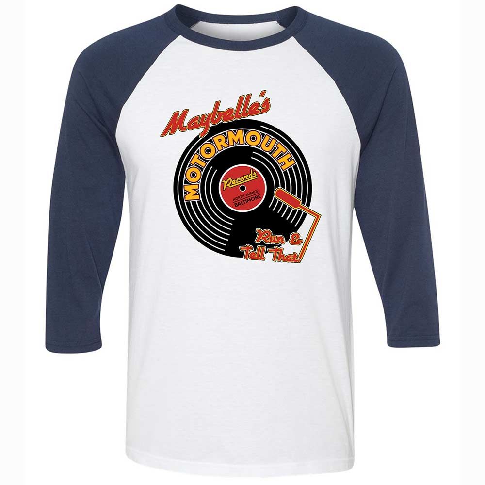 Maybelle's Motormouth Records - White/Navy - 8