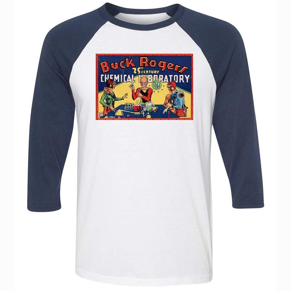 Unisex 3/4 Baseball Tee - UR3PVAF4 - White/Navy - 8
