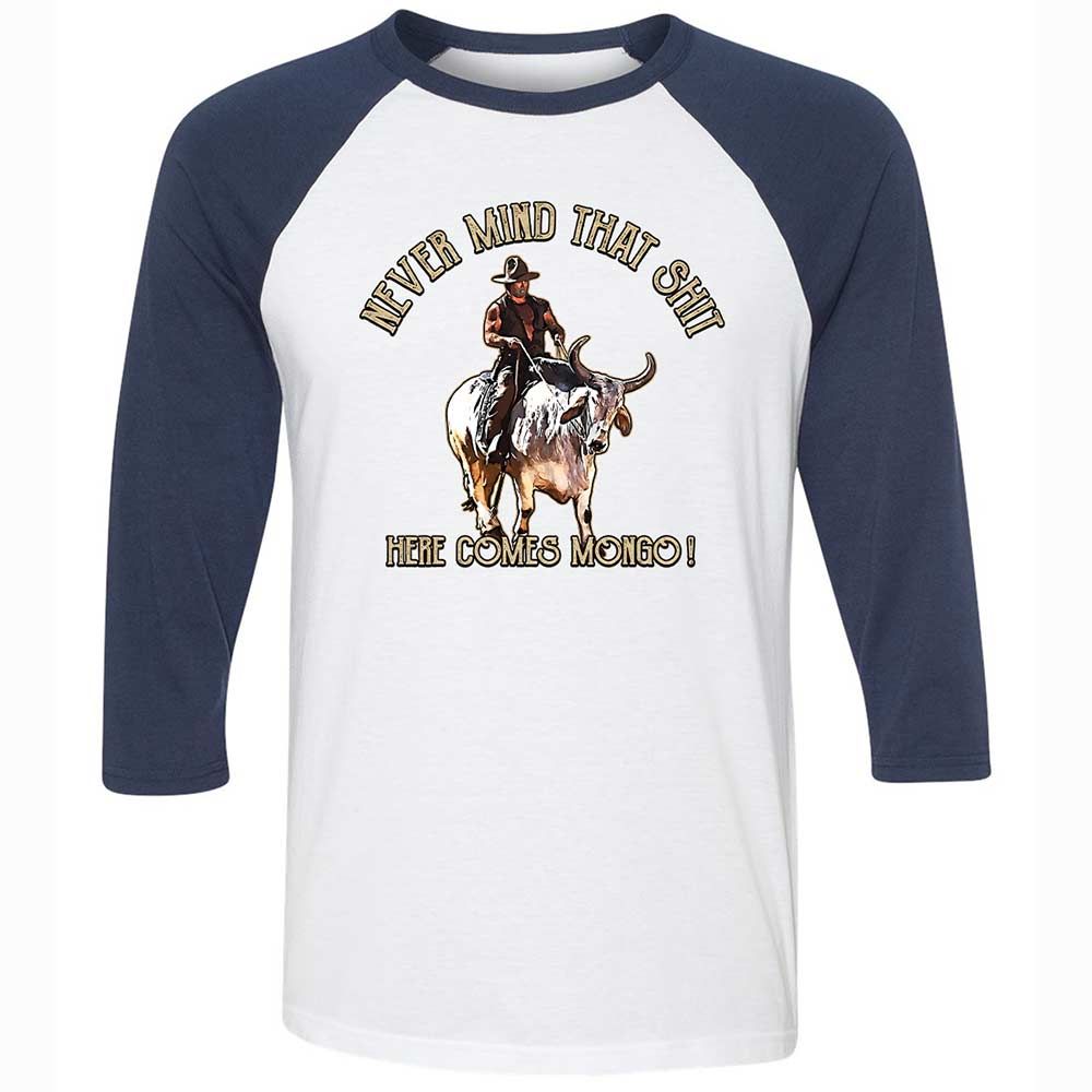 Unisex 3/4 Baseball Tee - JL8LDBCX - White/Navy - 8
