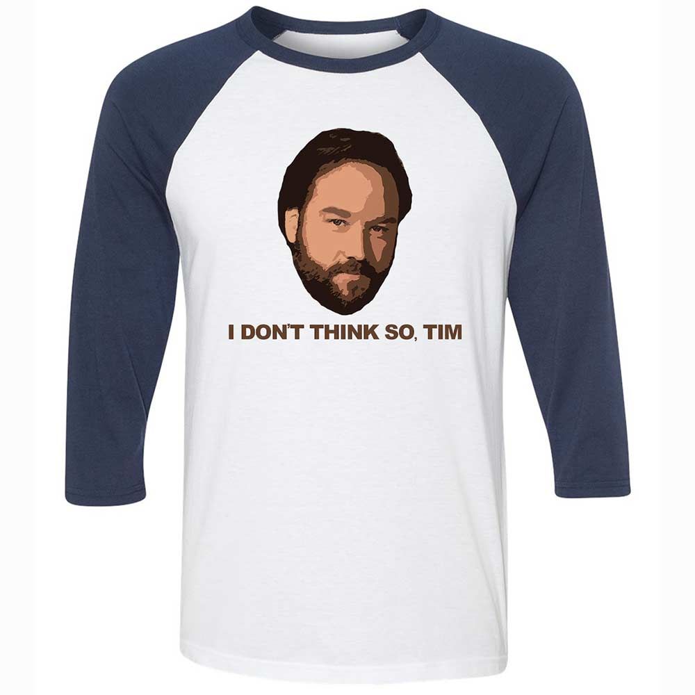 I Don't Think So Tim - White/Navy - 8