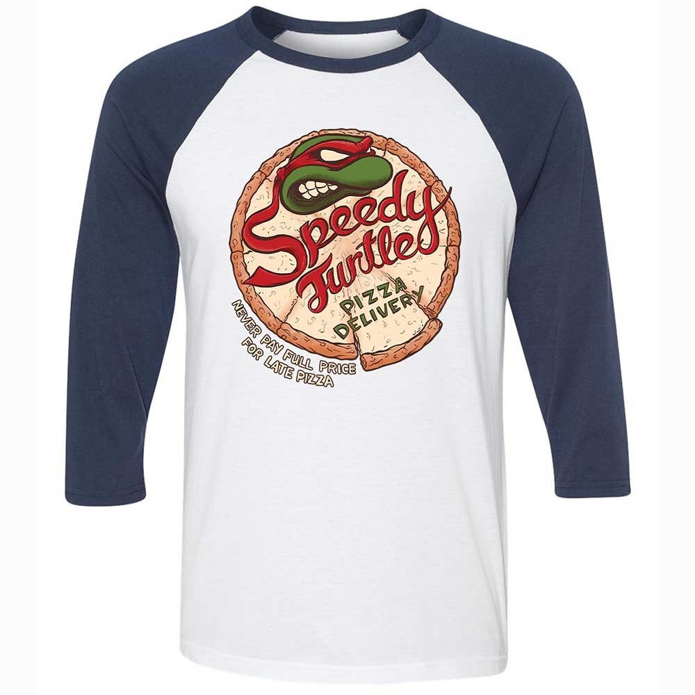 Unisex 3/4 Baseball Tee - JVMRQLHP - White/Navy - 8
