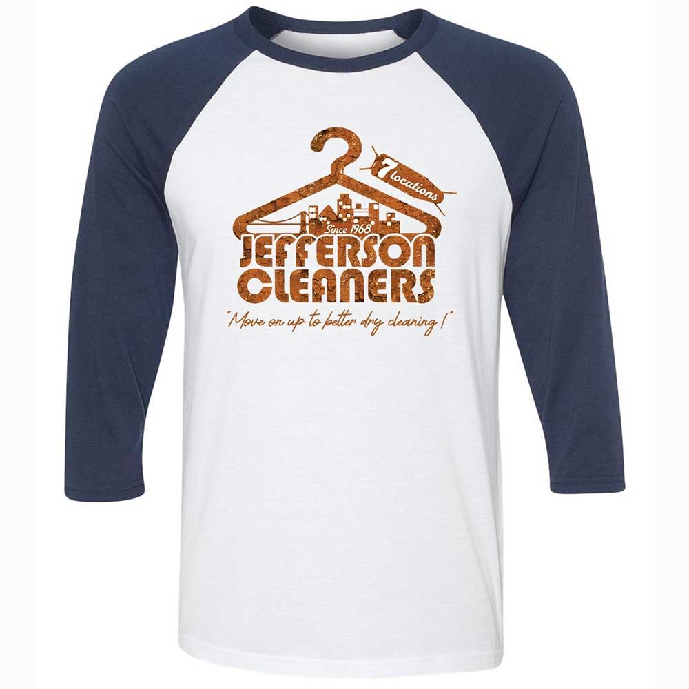 Unisex 3/4 Baseball Tee - XWF1TBD3 - White/Navy - 8