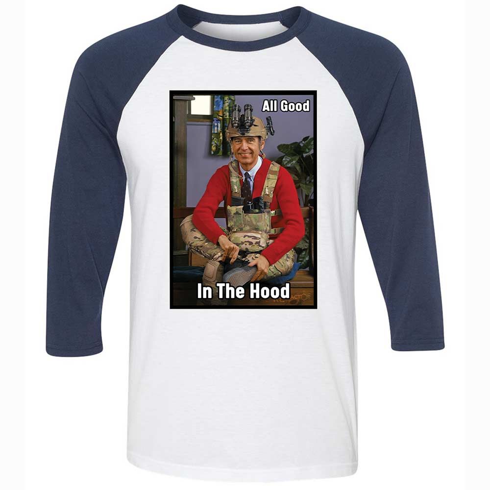 All Good In The Hood - White/Navy - 8