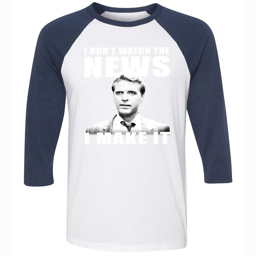 Unisex 3/4 Baseball Tee - FWZNXGWX - White/Navy - 8