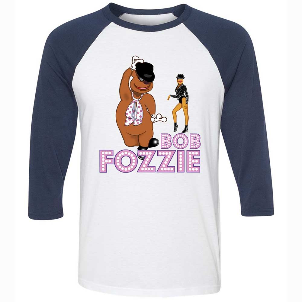 Unisex 3/4 Baseball Tee - TA7BLWBK - White/Navy - 8