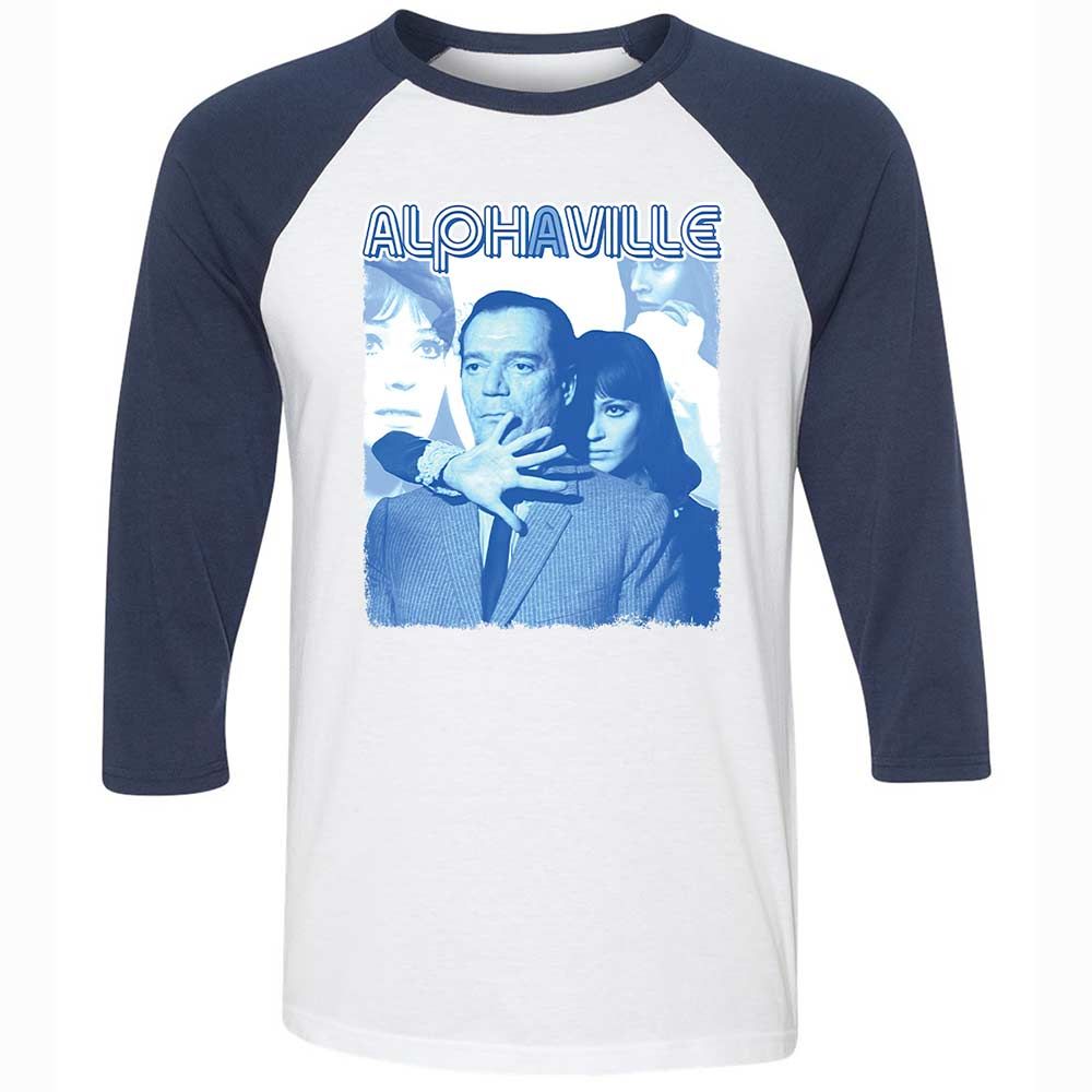 Unisex 3/4 Baseball Tee - WEJC18ME - White/Navy - 8