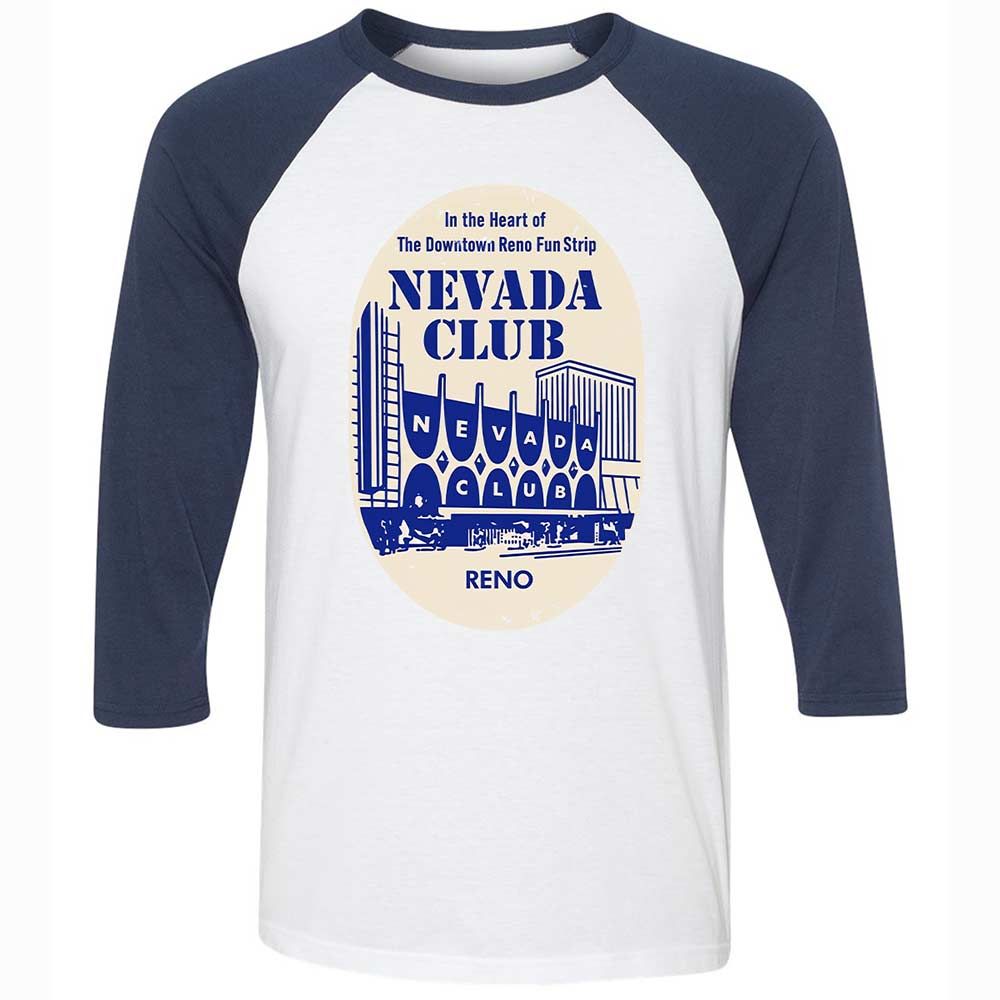 Unisex 3/4 Baseball Tee - KHRFMWW7 - White/Navy - 8